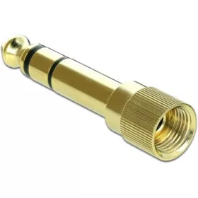   Delock Jack stereo 6,35mm (3pin) -> Jack stereo 3,5mm (3pin) M/F adapter csavarozható