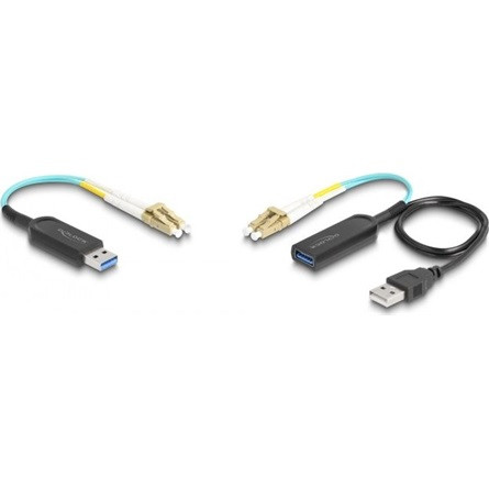 Delock USB-A 3.0 -> LC Duplex M/M adatkábel szett, 10Gbps