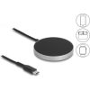 Delock Vezetéknélküli töltő 5 W / 7,5 W / 10 W / 15 W - induktív töltő felület
