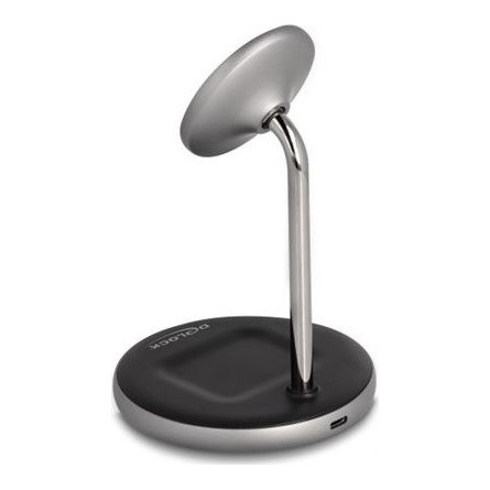 Delock Vezetéknélküli töltő 2 az 1-bn 5 W / 7,5 W / 10 W / 15 W   Qi szolgáltatásokkal