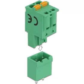   Delock 2 tűs, 5,08 mm-es terminal block csatlakozó készlet