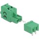 Delock 2 tűs, 5,08 mm-es vízszintes hornyos PCB terminal block csatlakozó készlet