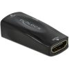 Delock HDMI -> VGA Jack stereo 3,5mm F/F adapter fekete