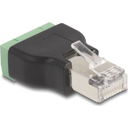 Delock RJ45 apa - Terminal Block Adapter 4 tűs