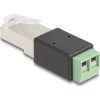 Delock RJ45 apa - Terminal Block Adapter 2 tűs