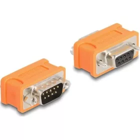   Delock D-Sub 9pin -> D-Sub 9pin M/F adapter narancssárga CAN Bus, 120ohm
