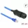 Delock CAT6 UTP -> CAT6 UTP M/F adatkábel 0.25m kék IP68 tömszelencével
