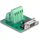 Delock D-Sub 9 tűs anya - Terminal Block DIN sínhez