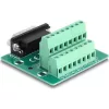 Delock D-Sub 15 tűs apa - Terminal Block DIN sínhez