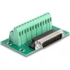 Delock D-Sub 25 tűs apa - Terminal Block DIN sínhez