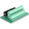 Delock D-Sub 25 tűs apa - Terminal Block DIN sínhez