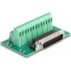 Delock D-Sub 25 tűs apa - Terminal Block DIN sínhez
