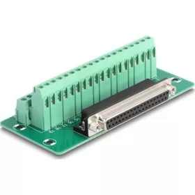 Delock D-Sub 37 tűs anya - Terminal Block DIN sínhez