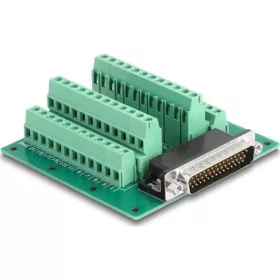 Delock D-Sub HD 44 tűs apa - Terminal Block DIN sínhez