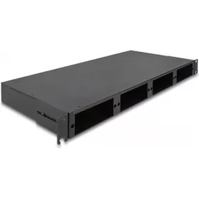   Delock 19  üvegszálas HD (nagy sűrűségű) Patch Panel 1U fekete