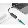 Delock Szürke USB Type-C  adapter tápellátó portos 2,5 Gigabit LAN-hez 100 watt