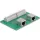 Delock RJ45 2 db. anya - 2 db. Terminal block nyomógombbal DIN sínhez
