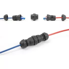   Delock Kábel csatlakoztató RJ45 anya - RJ45 anya Cat.6A IP68 por és vízhatlan