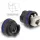 Delock RJ45 Cat.6A beépített csatlakozó fekete