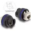 Delock RJ45 Cat.6A beépített csatlakozó fekete