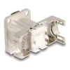 Delock D-típusú RJ45 beépített csatlakozó LSA kapcsolattal Cat.6A STP fém
