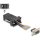 Delock D-Sub 9-tűs anya   RJ12 anya összekötő adapter fekete