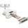 Delock D-Sub 25-tűs anya   RJ45 anya összekötő adapter fehér