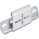 Delock Alumínium beépítő csipesz DIN sínhez 60,0 x 47,8 mm ezüst színű
