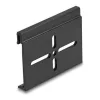 Delock Alumínium beépítő csipesz DIN sínhez 60,0 x 47,8 mm ezüst fekete