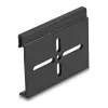 Delock Alumínium beépítő csipesz DIN sínhez 60,0 x 47,8 mm ezüst fekete
