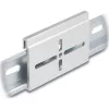 Delock Alumínium beépítő csipesz DIN sínhez 70,0 x 47,8 mm ezüst színű