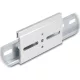 Delock Alumínium beépítő csipesz DIN sínhez 80,0 x 47,8 mm ezüst színű