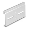Delock Alumínium beépítő csipesz DIN sínhez 80,0 x 47,8 mm ezüst színű