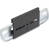 Delock Alumínium beépítő csipesz DIN sínhez 80,0 x 47,8 mm ezüst fekete