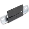 Delock Alumínium beépítő csipesz DIN sínhez 80,0 x 47,8 mm ezüst fekete