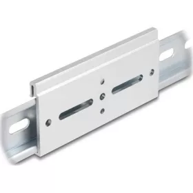   Delock Alumínium beépítő csipesz DIN sínhez 100,0 x 47,8 mm ezüst színű