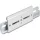 Delock Alumínium beépítő csipesz DIN sínhez 100,0 x 47,8 mm ezüst színű