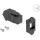 Delock Mini DisplayPort panel tartó anya - DisplayPort anya 45 -ban hajlított 8K 30 Hz fekete