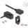 Delock Mini DisplayPort panel tartó anya - DisplayPort anya 45 -ban hajlított 30 cm kábellel 8K 30 Hz fekete