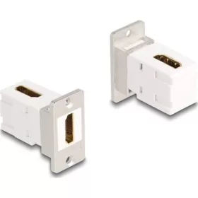   Delock Panel tartó Keystone modul HDMI anya - anya 90 -ban hajlított 8K 60 Hz kúpos