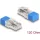 Delock RJ45 apa lezáró rezisztorral 120 Ohm kék