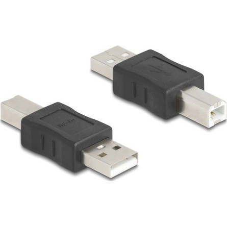 Delock USB 2.0 adapter A-típusú USB apa - B-típusú USB apa