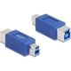 Delock USB 5 Gbps adapter B-típusú USB apa   anya csatlakoztató takarékos