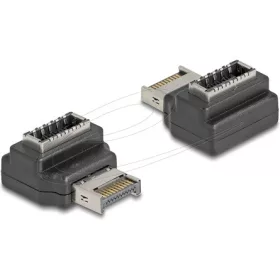   Delock Adapter USB 10 Gbps E-típusú A kulcs apa   anya hajlított
