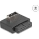 Delock USB 5 Gbps átalakító, tűfejes anya   belső A kulcs anya ívelt kerettel rendelkező