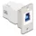 Delock Panelre szerelhető USB 5 Gbps B-típusú anya - USB A-típusú anya kúpos