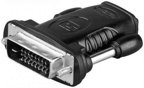 Goobay HDMI™/DVI-D adapter, nikkelezett