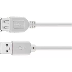   Goobay USB-A 2.0 - USB-A 2.0 M/F adatkábel hosszabbító 0.3m szürke