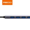 RECCI HUB RECCI RH06 TypeC-4xUSB 3.0 + Micro HUB