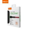 RECCI KAB RECCI RTC-N16CR 3A TypeC-USB szövet kábel, piros - 1m